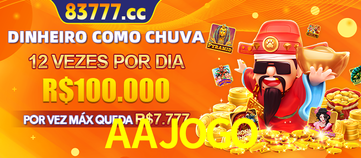 Banner do programa de recompensas Recomende para amigos do AAJOGO, detalhando os bônus por convidar amigos, com prêmios que chegam a R$288.888.